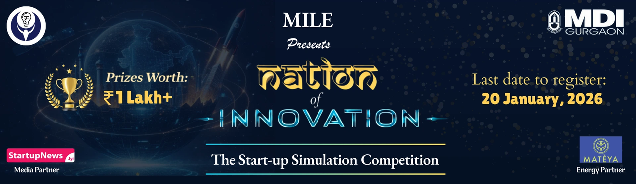 Nation of Innovation 2026 | Startup Simulation | MDI Gurgaon