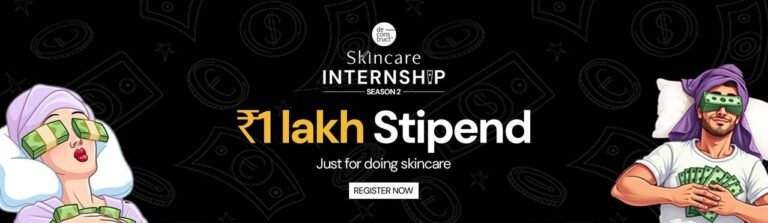 Deconstruct Skincare Internship | INR 1,00,000 Stipend