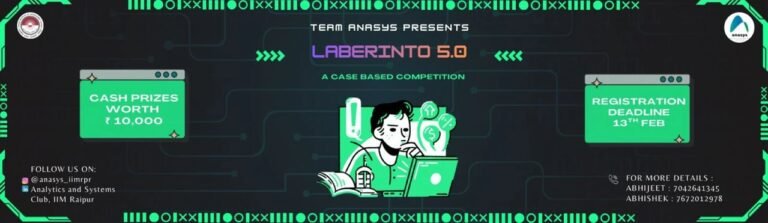 Laberinto 5.0 | IIM Raipur Analytics Case 2026