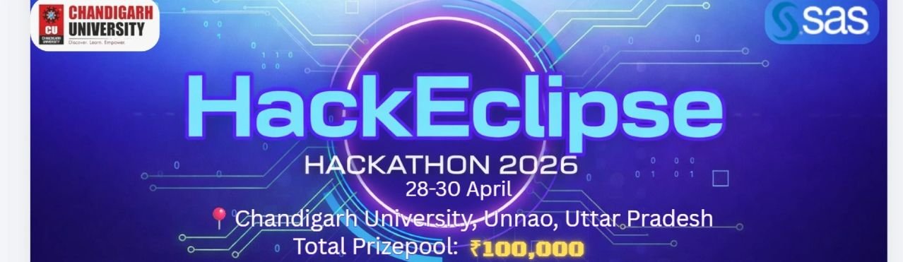 HackEclipse 2026 | National 72-hr Hackathon | CU & SAS